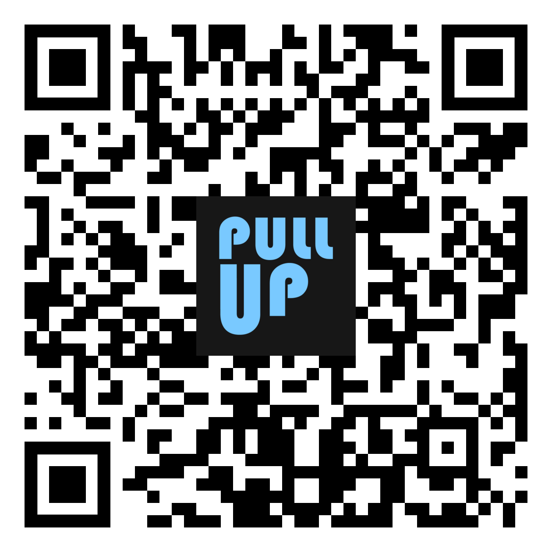 QR Code to download Pull Up app